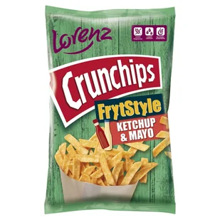 Crunchips FrytStyle Ketchup&Mayo 90g - Szybkie dania obiadowe - miniaturka - grafika 1