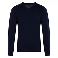 Swetry męskie - Teddy Smith Sweter męski, Całkowita granat Chine, XL - miniaturka - grafika 1