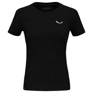 Koszulki i topy damskie - Koszulka damska Salewa Eagle Minilogo AM T-Shirt Black Out 40 - miniaturka - grafika 1