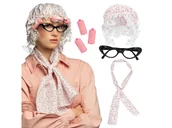 Dodatki do strojów karnawałowych - Zestaw Babcia - 6 szt. - miniaturka - grafika 1