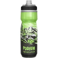 Shakery i bidony sportowe - Bidon Camelbak Podium Chill 620ml Limited Edition Alpine czarno-zielony - miniaturka - grafika 1