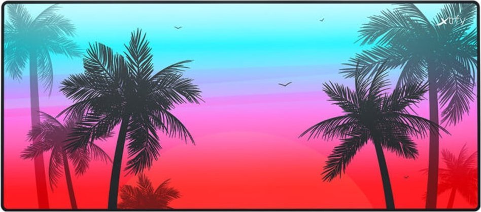 Podkładka Xtrfy CHERRY XTRFY GP5-XL-MIAMI podkładka pod mysz Podkładka dla graczy Wielobarwny