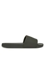 Klapki i japonki męskie - Calvin Klein Klapki Pool Slide W/ Ck Square HM0HM01754 Zielony - miniaturka - grafika 1