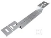 Łączniki, trójniki, kształtki - Płytka montazowa z odsadzką do podejść do baterii z uszami 80 100 150 mm metalowa - miniaturka - grafika 1