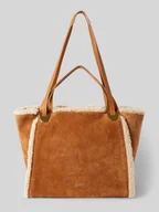 Torebki damskie - Torba shopper z aplikacją z logo model ‘OLIVER’ - miniaturka - grafika 1