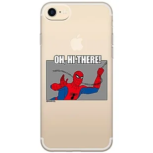 ERT GROUP etui na telefon Iphone 7/8/ SE 2/ SE 3, case oryginalny i oficjalnie licencjonowany przez Marvel, wzór Spider Man 032, optymalnie dopasowane, plecki z TPU częściowo przeźroczyste - Etui i futerały do telefonów - miniaturka - grafika 1