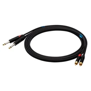 SSQ RCAJM1 - kabel 1 metrowy 2xRCA- 2x JACK MONO 6,3mm - Inne akcesoria dla DJ - miniaturka - grafika 1