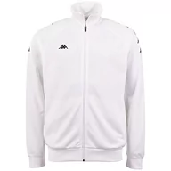 Kurtki męskie - Kappa Męska kurtka treningowa, regularny krój, kurtka treningowa, Bright White, M - miniaturka - grafika 1