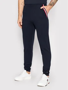 Tommy Hilfiger Męskie spodnie dresowe o regularnym kroju UM0UM023 52 DW5 Wielkość S) - Spodnie sportowe męskie - miniaturka - grafika 1