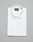Koszule męskie - koszula simeria 00374 długi rękaw biały slim fit - miniaturka - grafika 1