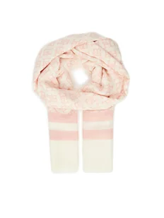 Tommy Hilfiger Szal Beach Summer Mono Scarf AW0AW16030 Écru - Apaszki i szaliki damskie - miniaturka - grafika 1
