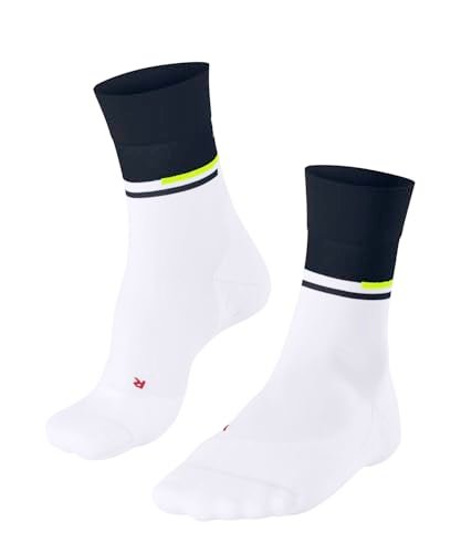 FALKE Mężczyźni Skarpety do biegania RU Compression Stabilizing M So lyocell materiał funkcyjny kompresyjne1 Para, Biały White 2002 Trend, 46-48