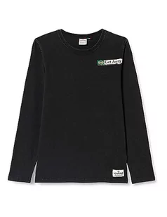 Vingino Bluza chłopięca Jinject, Deep Black, 10 lat - Bluzy dla chłopców - miniaturka - grafika 1