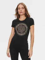 Koszulki i topy damskie - Guess T-Shirt Camelia W4RI47 J1314 Czarny Slim Fit - miniaturka - grafika 1