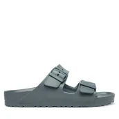 Klapki i japonki damskie - Klapki Birkenstock Arizona 1031352 Szary - miniaturka - grafika 1