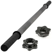 Obciążenia - Maxxiva gryf, blokady gwiazdowe, czarna, 160 cm - miniaturka - grafika 1