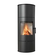 Piece wolnostojące - Piec stalowy koza ROLLO/W wysoki fi 150 7 kW - miniaturka - grafika 1