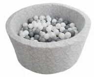 Suche baseny - Suchy basen z piłeczkami 40x90 LIŚCIE 200szt - DOWOLNY MIX - miniaturka - grafika 1