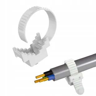 Uchwyt Paskowy do Montażu Przewodów i Kabli 22mm Uniwersalny 50 sztuk - Pozostałe akcesoria sieciowe - miniaturka - grafika 1