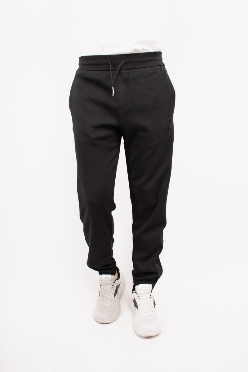 Spodnie męskie Armani Exchange 6DZPLC ZJNNZ czarny - XXL