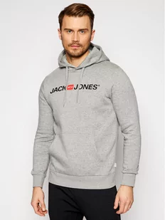 Jack&Jones Bluza Corp Old Logo 12137054 Szary Regular Fit - Bluzy męskie - miniaturka - grafika 1