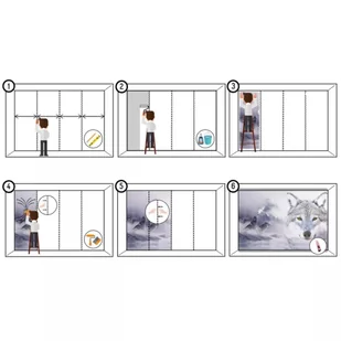 Fototapeta, Ptaki i kwiaty Shabby Chic (Rozmiar 100x70) - Fototapety - miniaturka - grafika 6