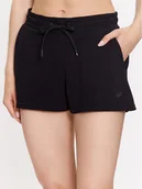 Spodenki damskie - 4F Szorty sportowe 4FSS23TSHOF175 Czarny Regular Fit - miniaturka - grafika 1