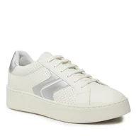 Sneakersy damskie - Sneakersy Geox D Skyely D45QXA 054AJ C1151 Srebrny - miniaturka - grafika 1