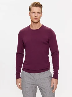 Calvin Klein Sweter Superior K10K109474 Fioletowy Regular Fit - Swetry męskie - miniaturka - grafika 1