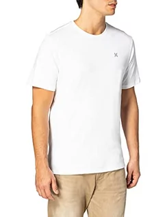 Koszule męskie - Hurley Męska koszula M Evd Exp Icon Reflective Ss biały biały L DB3789 - grafika 1