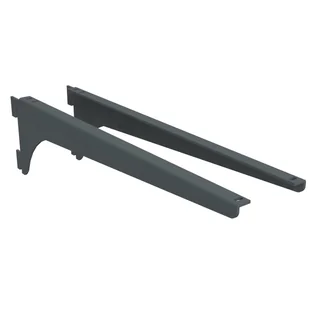 Wspornik do półki 280 mm lewy+prawy 2 szt. antracytowy Integri 5907708154330 - Zawiasy, okucia i inne akcesoria - miniaturka - grafika 1