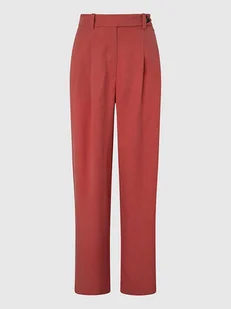 Pepe Jeans Spodnie garniturowe "Berila" w kolorze ceglanym - Spodnie damskie - miniaturka - grafika 1