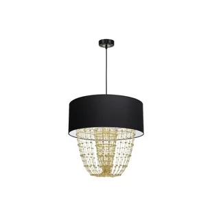 Milagro Lampa Wisząca Almeria Black/Gold 1x E27 MLP6442 - Lampy pozostałe - miniaturka - grafika 1