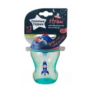 Tommee Tippee 471550 KUBEK NIEKAPEK SŁOMKA BOY 230 ML 7 + 66265-uniw - Kubki dla dzieci - miniaturka - grafika 1