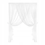 Firany - Firana 400 x 250 Dekoracyjna Emporio II Taśma Biel - miniaturka - grafika 1