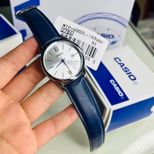 Zegarek ZEGAREK MĘSKI CASIO MTP-V002L-2B3 + BOX (zd224b) - Zegarki męskie - miniaturka - grafika 3