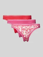 Majtki damskie - Stringi z koronką szydełkową w zestawie 3 szt. model ‘GO Crush’ - miniaturka - grafika 1