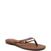 Klapki i japonki damskie - LAUREN RALPH LAUREN Skórzane japonki - miniaturka - grafika 1