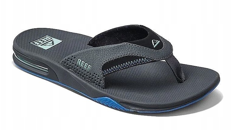 Reef M'S Fanning, gunmetal/ocean, 45 us 12