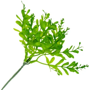 [680479] Gałązka plastikowa borówka zielona 25cm - Sztuczne kwiaty - miniaturka - grafika 1