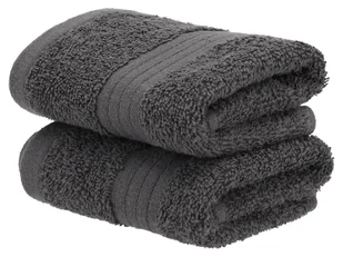LIVARNO home Ręcznik do rąk frotte, 30 x 50 cm, 2 sztuki (Ciemnoszary) - Ręczniki LIVARNO home Ręcznik do rąk frotte, 30 x 50 cm, 2 sztuki (Ciemnoszary) - Ręczniki - miniaturka - grafika 1