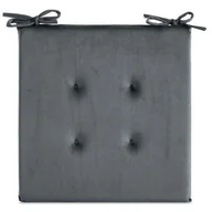 Poduszki dekoracyjne - Poduszka na siedzisko Gaja 40 x 40 cm stalowy - miniaturka - grafika 1