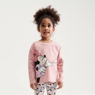 Koszulki dla dziewczynek - Reserved - Koszulka Minnie Mouse - Różowy - grafika 1
