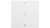 Wyłączniki światła i elektryczne - Schneider MERTEN KLAWISZ PODWÓJNY BIAŁY ACTIVE SYSTEM M MERTEN MTN432525 - miniaturka - grafika 1