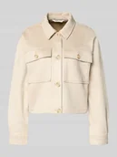 Kurtki damskie - Kurtka w skórzanym wyglądzie o kroju regular fit z kieszeniami z klapką na piersi model 'BELICIA LIFE' - miniaturka - grafika 1