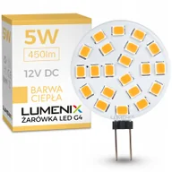 Żarówki LED - Żarówka Led G4 12V DC 5W 450lm Biała Ciepła talerzyk - miniaturka - grafika 1