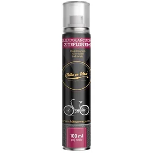 Bike On Wax Olej do łańcucha z PTFE - 100 ml areozol - Akcesoria rowerowe - miniaturka - grafika 1