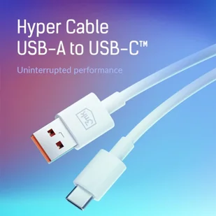 3MK Hyper Cable USB-A to USB-C 5A 60W 1.2m biały/white - Kable - miniaturka - grafika 13