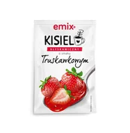 Kisiel - Emix Kisiel z kawałkami owoców - błyskawiczny truskawka 30g - miniaturka - grafika 1