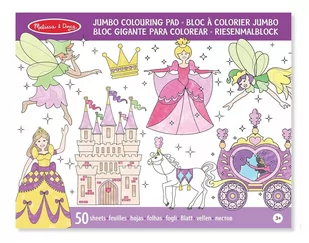 Melissa&Doug Zestaw do kolorowania księżniczki - Zabawki kreatywne - miniaturka - grafika 1